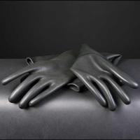 Large (9.5) Rubber Gloves for Sandblast Machine