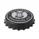 Magnetic Bottle Openner 70mm diameter - black plastic