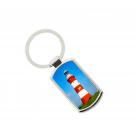 Metal Keyring - Rectangle - 79mm x 33mm
