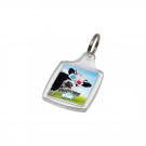 Acrylic Insert Keyring - A5 - 73mm x 46mm