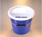 Blue Charity Money Collection Box/Bucket