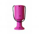 Pink Handheld Charity Collection Money Tin/Pot/Box