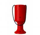 Red Handheld Charity Collection Money Tin/Pot/Box