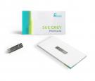 Window name badge - 72mm x 38mm - pin