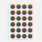 Paper Sticker - 40mm diameter - 24 to sheet