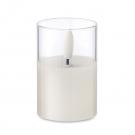 Xandle - Led Wax Candle In Glass Holder