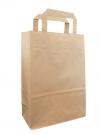 Paper Tape Handle Bags Brown Kraft