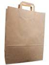 Paper Tape Handle Bags Brown Kraft