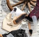 468 Mountain Climber Shoe care kit in natural cotton bag