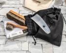 460 Travel Away Shoe care kit in black cotton bag