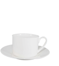 Straight Sided Cup & Saucer