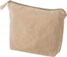 Recycled cotton cosmetic bag. 180gm / 6.3oz