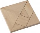 Wooden tangram puzzle