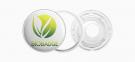 Biodegradable self assembling badge
