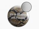 Paper armadillo skin Badge