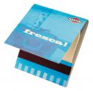Booklets 50x55 mm Content 2x10 sticks with press varnish