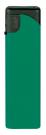 Nola 2 PIEZO lighter matt green refillable body matt green, cap black, pusher black