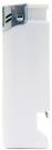 Nola 16 PIEZO lighter HC white refillable body HC white, cap chrome, pusher white