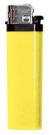 FLINT lighter Nola 7 HC yellow, disposable body HC yellow, cap chrome, pusher black