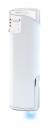 Nola 12 PIEZO lighter HC white  LED refillable body HC white, cap chrome, pusher chrome white