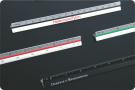 Aluminium triangular ruler L915 • L920