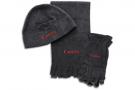 ADEN  Winter Fleece Scarf Hat Gloves Three-Piece Set