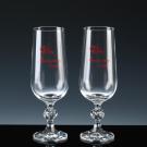 Pair of Claudia Crystal Ruby Anniversary