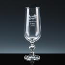 Claudia Crystal Glass Flute Happy Birthday 30