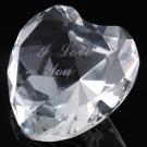 WhiteFire Crystal Heart I Love You