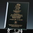 6mm x 8" x 10" Black Mirror Plaque 12mm Bevel