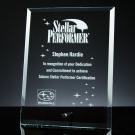 6mm x 7" x 9" Flat Clear Frame with Chrome Barrel