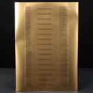 Gold Labels for catalogues
