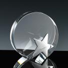 Fusion Crystal 5" Circle with Chrome Star