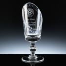 Balmoral Glass - 10" Sliced Chalice Laurel Cut