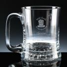 Balmoral Glass 1pt Waisted Star Base Tankard, Blue Box - SECONDS