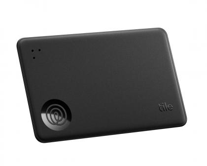 New Tile Slim with Full Grain Leather Luggage Tag