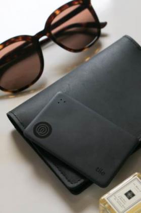 New Tile Slim with Full Grain Leather Passport Wallet