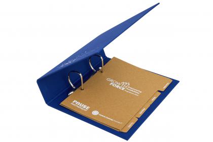 Tabbed Dividers made in eco recycled kraft card