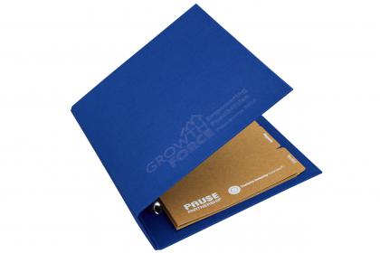 Book Cloth Ring Binders available in A4+ and A5+