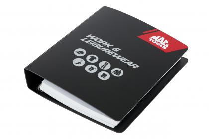 A5 Ring Binders made in Black Polypropylene