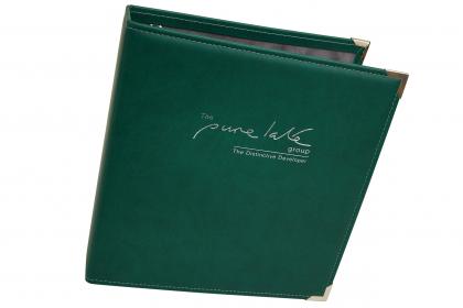 A4 Faux Leather Ring Binders