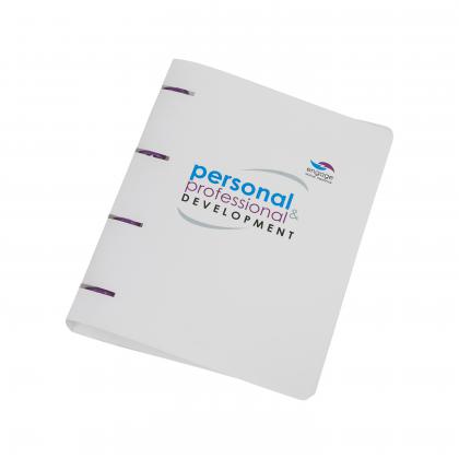A4+ Ring Binders made in White Polypropylene
