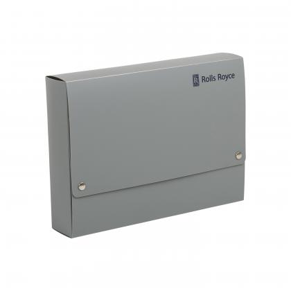 A4+ Document Boxes made in Grey Polypropylene