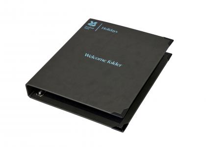 A4 Faux Leather Ring Binders