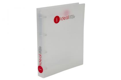 A4 Frosted Polypropylene Ring Binders