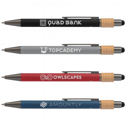 Reborn Spinner Recycled Aluminium Pen w/ Stylus