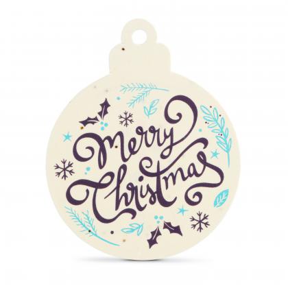 Bauble Seed Paper Decoration