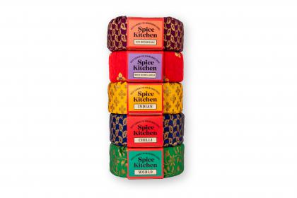 Middle Eastern Sari Wrapped Spice Tin