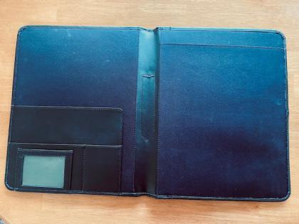 Biodegrdable PU A4 Zipped Folder