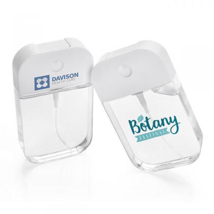 Refillable Hand Sanitiser Spray in a Purple Container (50ml)